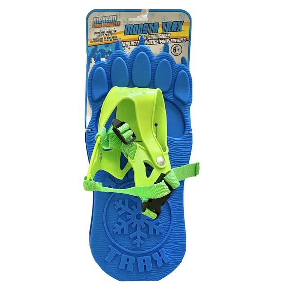 Airhead Snow Products MONSTA TRAX Kids Snowshoes Bigfoot Monster Footprints NEW - Picture 1 of 8